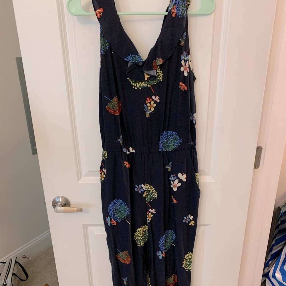 Floral Jumpsuit LOFT Size 2